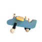 Avión de madera - Celeste  - Miniatura 1