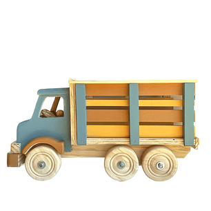 Camión de madera - Celeste - A PEDIDO 