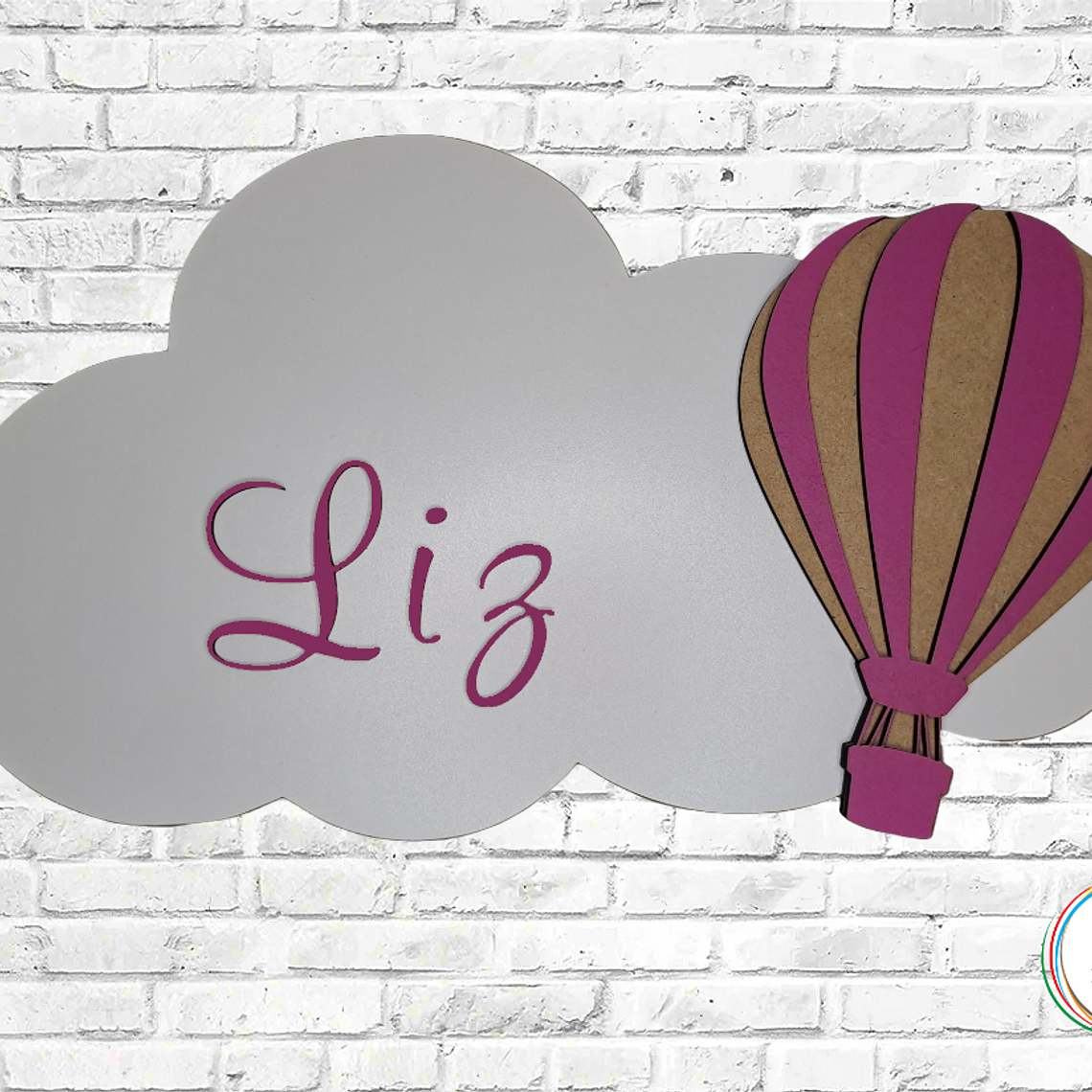 Nuvem decorativa personalizada 3