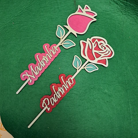 Flor Personalizada com Nome
