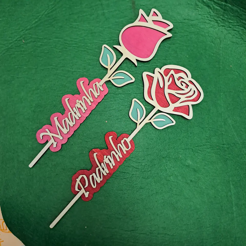 Flor Personalizada com Nome 1