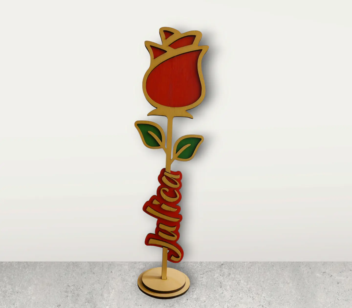Flor Personalizada com Nome 3
