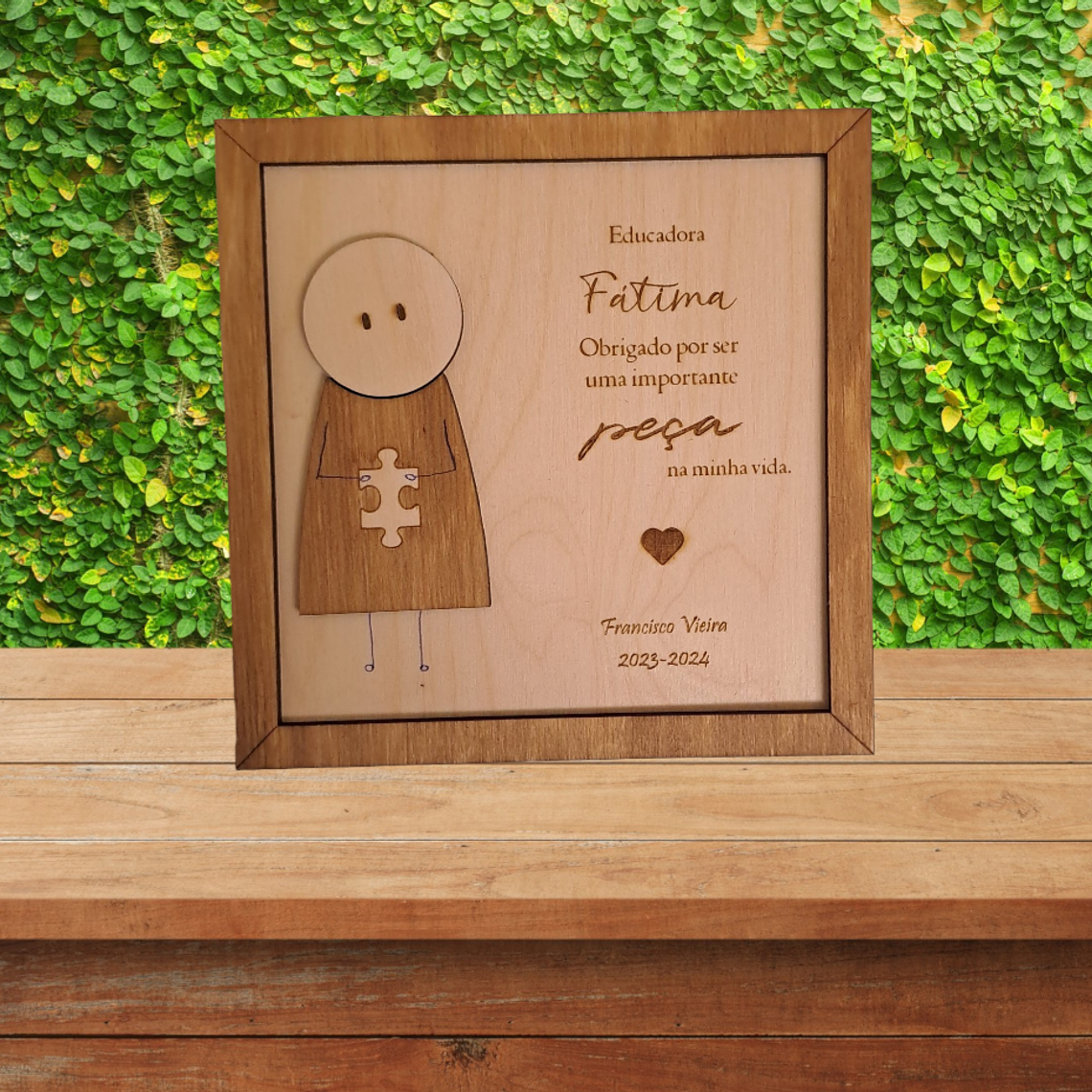 Moldura em Madeira para Lembrança 3