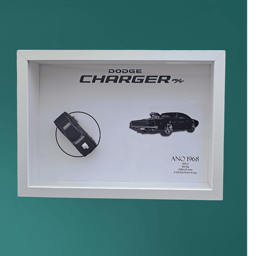 Moldura Dodge Charger + Miniatura