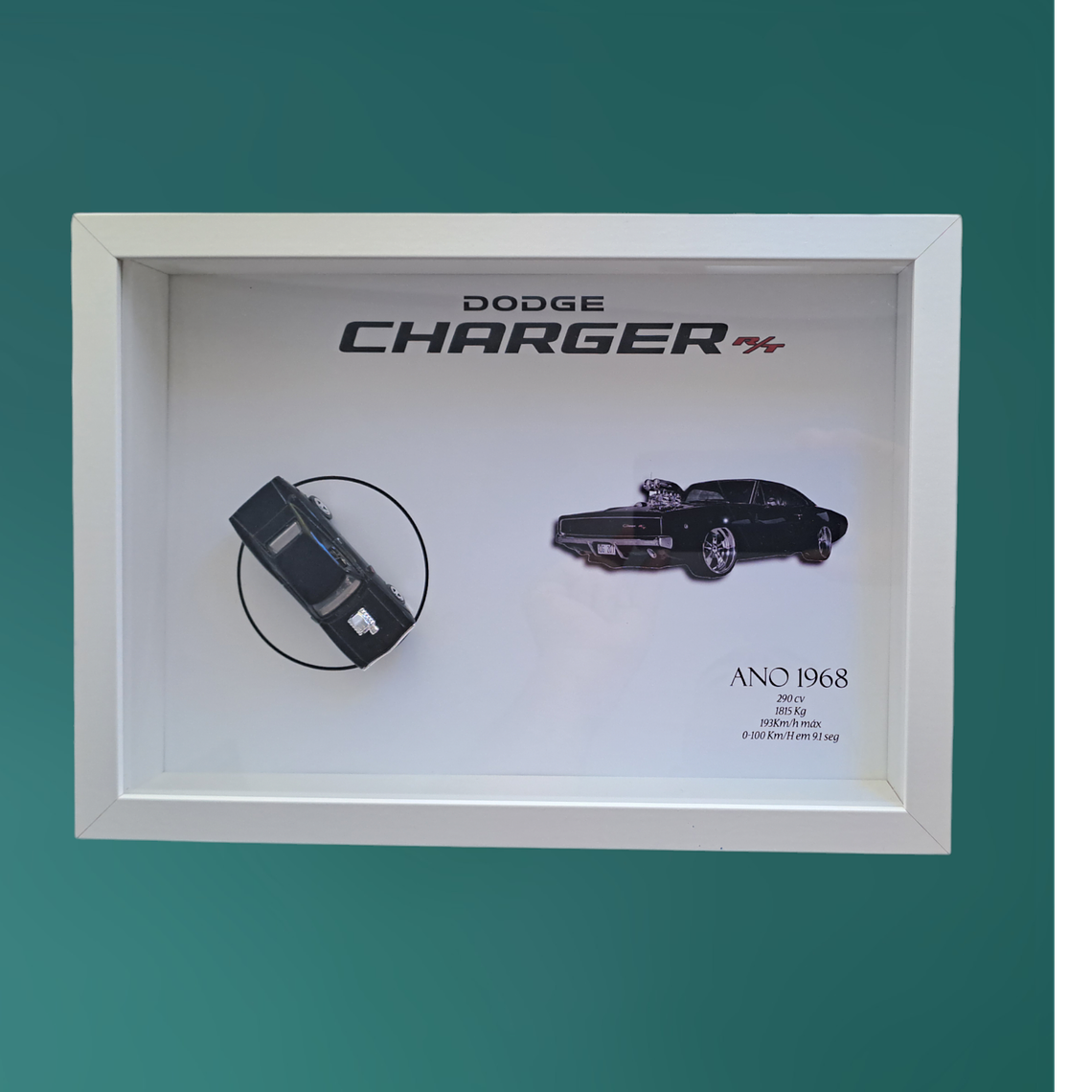 Moldura Dodge Charger + Miniatura 1