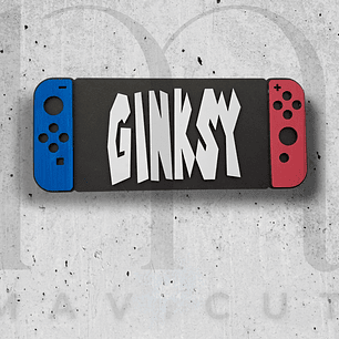 Placa Decorativa Personalizada Nintendo Switch