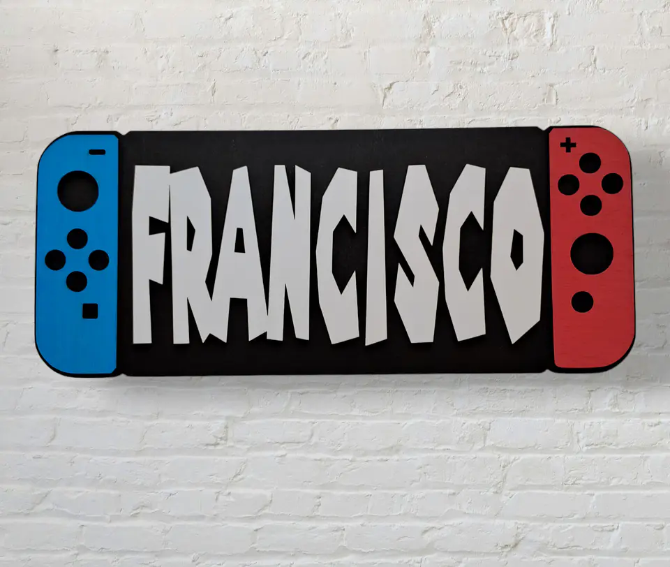 Placa Decorativa Consola Personalizada 3