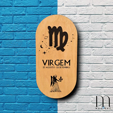 Placa decorativa Signos