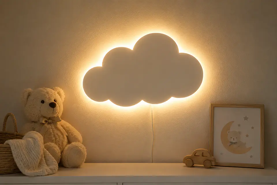 Nuvem Decorativa Personalizada com Iluminação LED 1