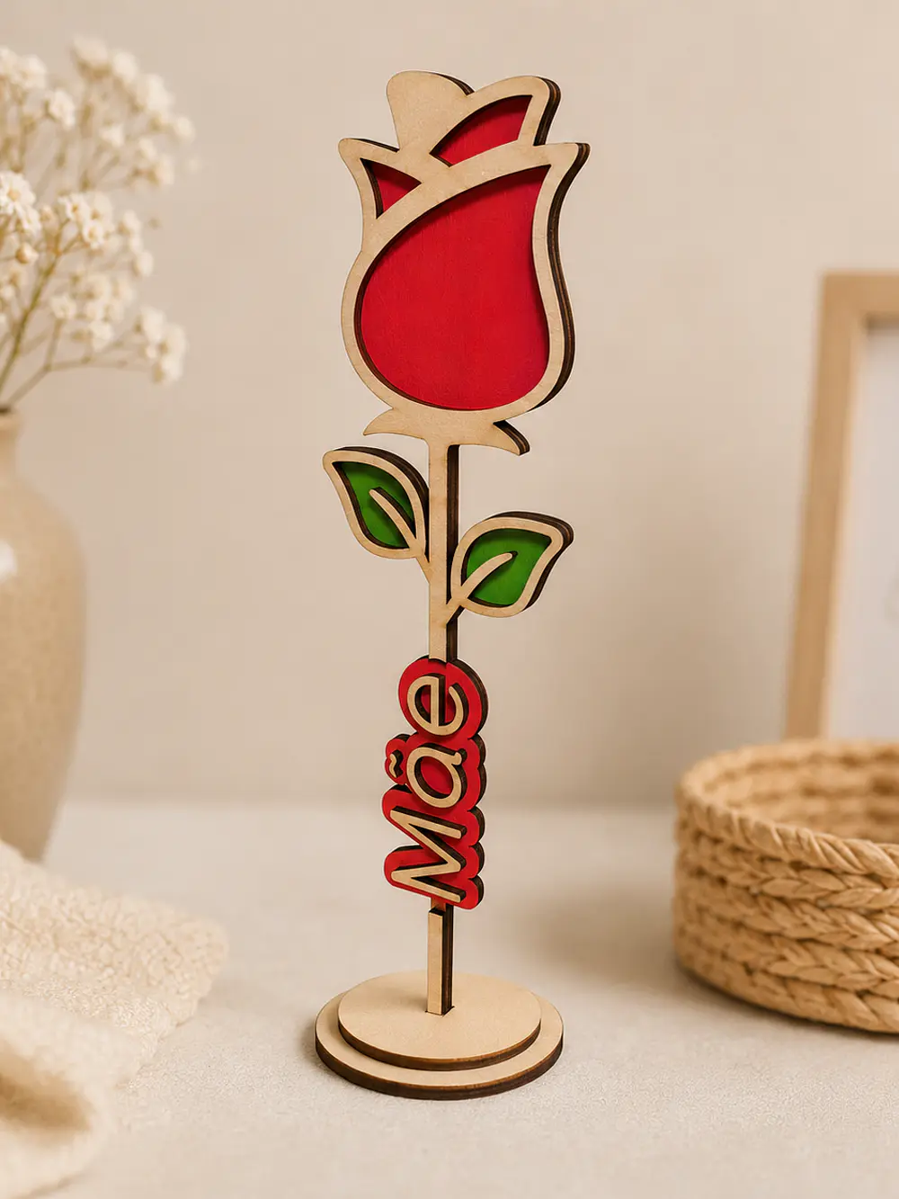 Rosa Personalizada Mãe 2