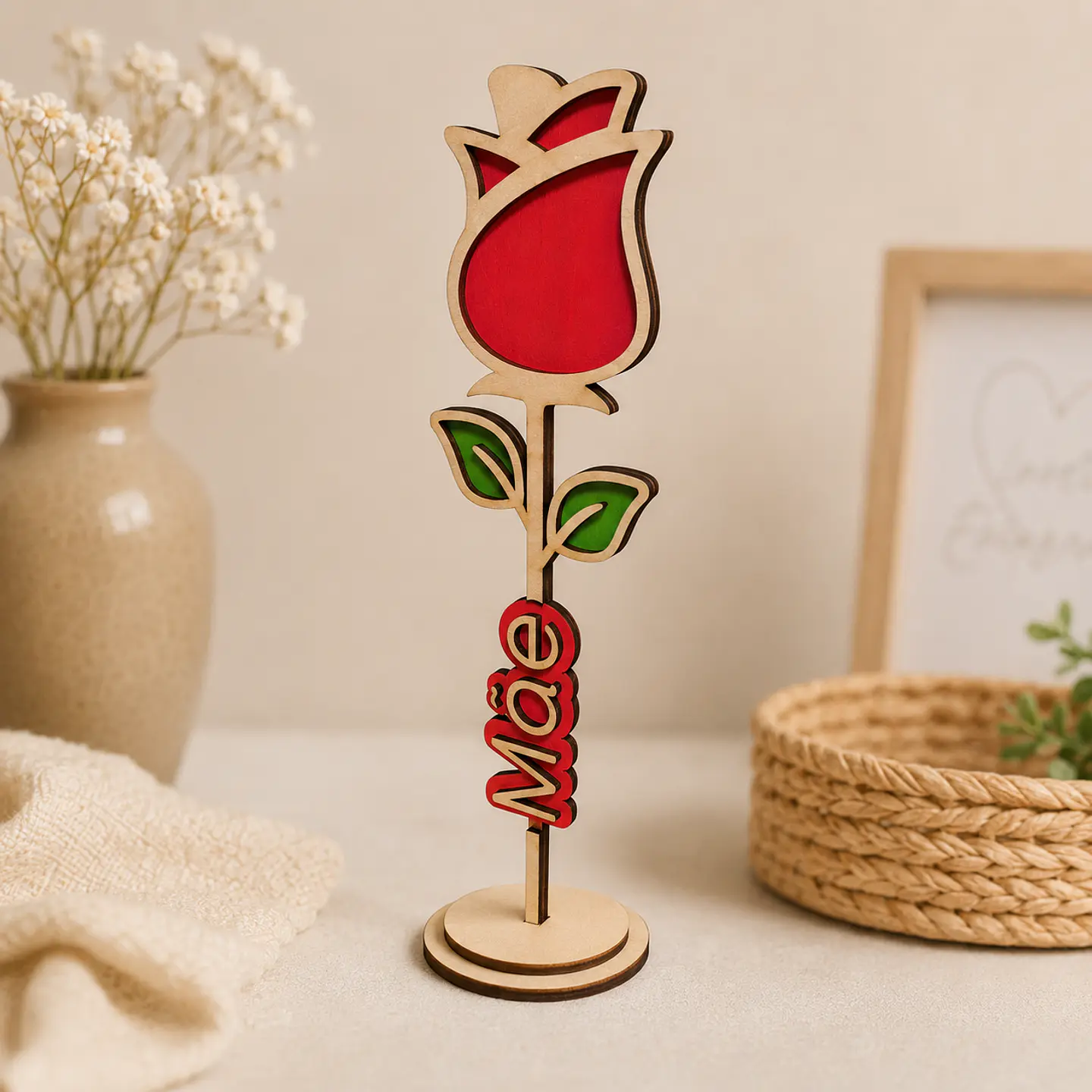Rosa Personalizada Mãe 2