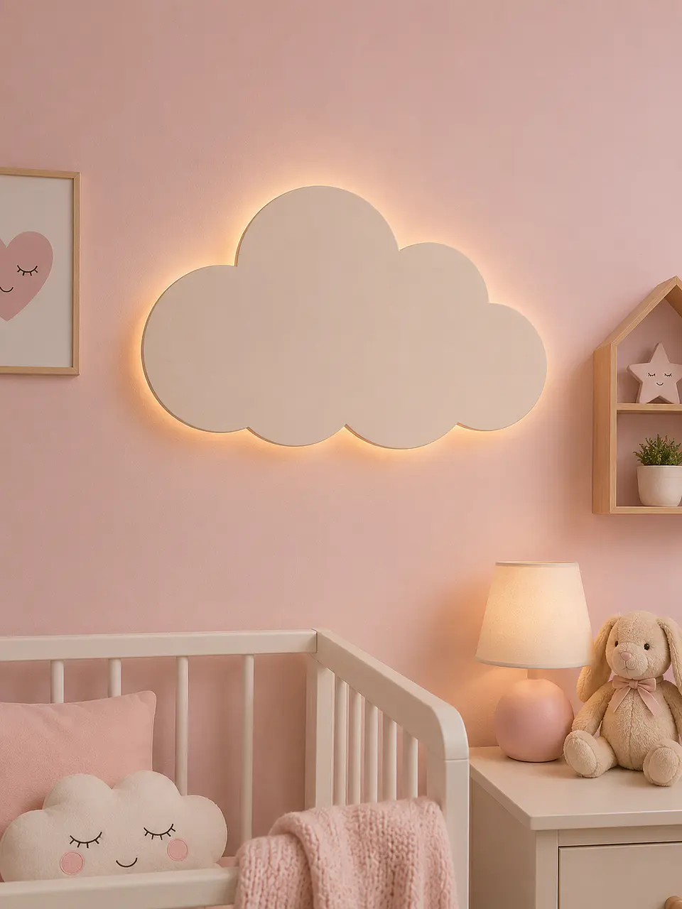 Nuvem Decorativa Personalizada com Iluminação LED 2