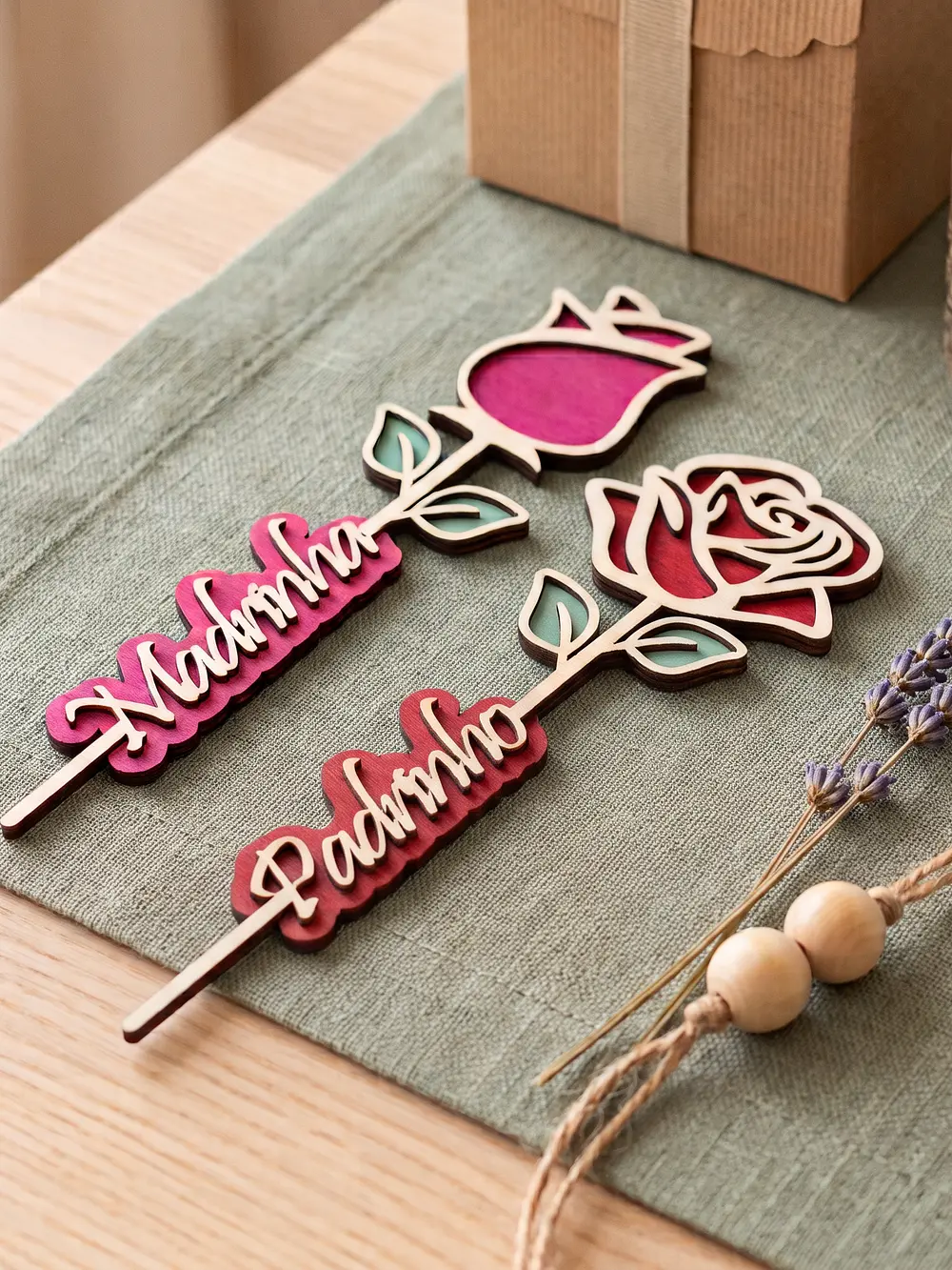 Flor Personalizada com Nome 1
