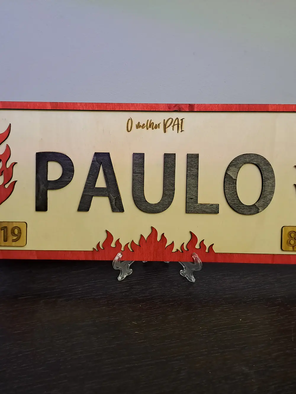 Matrícula Personalizada - Melhor Pai