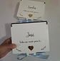 Kit Convite para Padrinhos | Caixa Personalizada + Puzzle Coração - Thumbnail 1