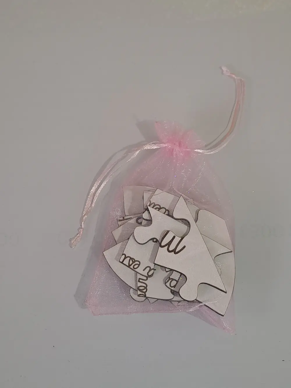 Kit Convite para Padrinhos | Caixa Personalizada + Puzzle Coração 3