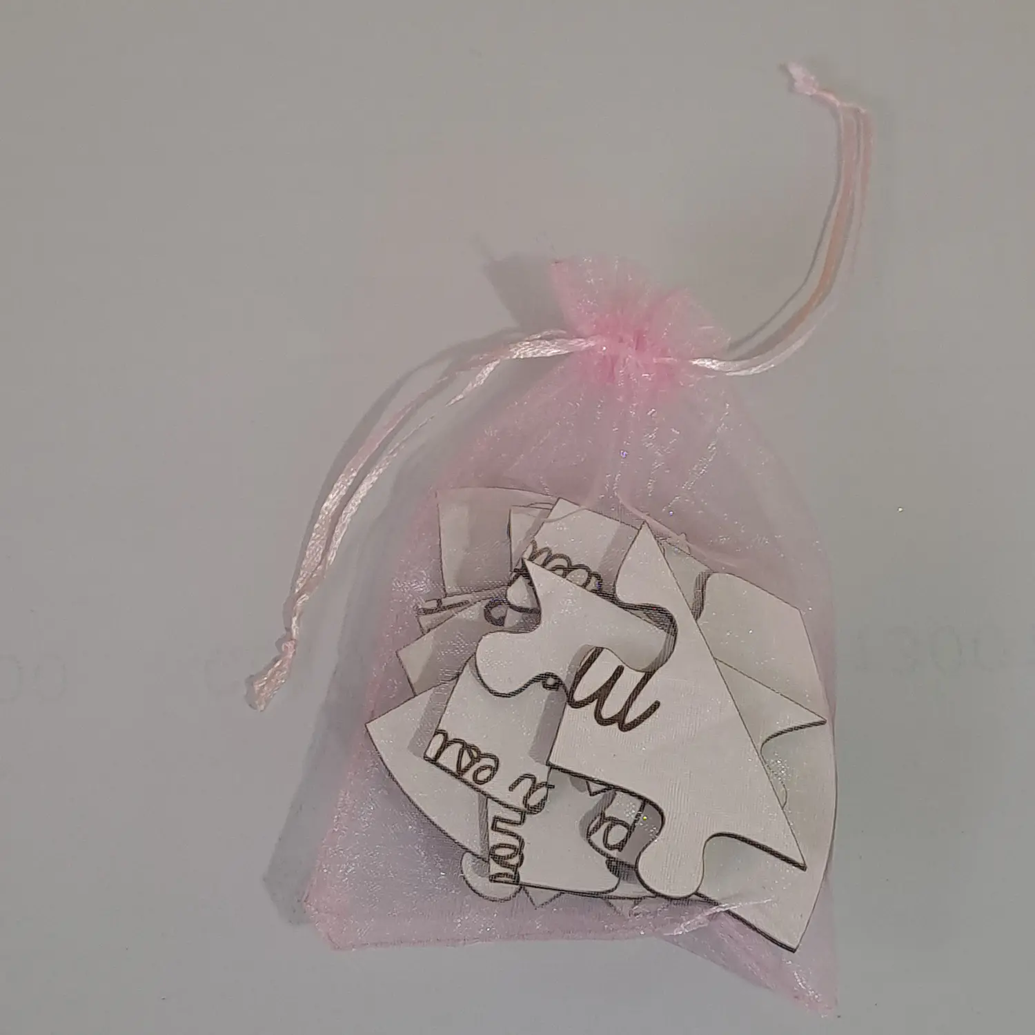 Kit Convite para Padrinhos | Caixa Personalizada + Puzzle Coração 3
