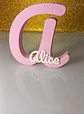 Letra Inicial 3D com Nome Personalizada - Thumbnail 1