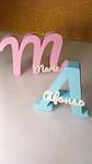 Letra Inicial 3D com Nome Personalizada - Thumbnail 3