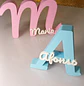 Letra Inicial 3D com Nome Personalizada - Thumbnail 3