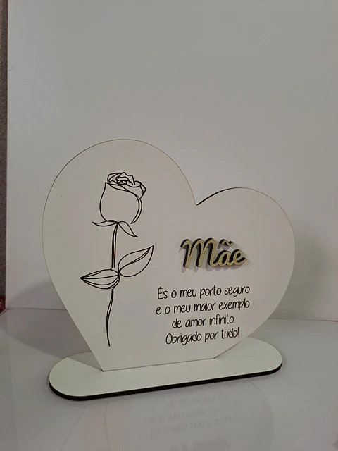 Coração Personalizado com Mensagem