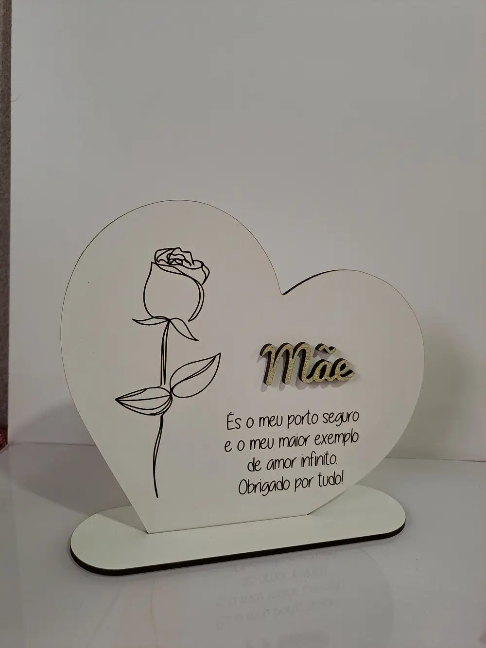 Coração Personalizado com Mensagem 2