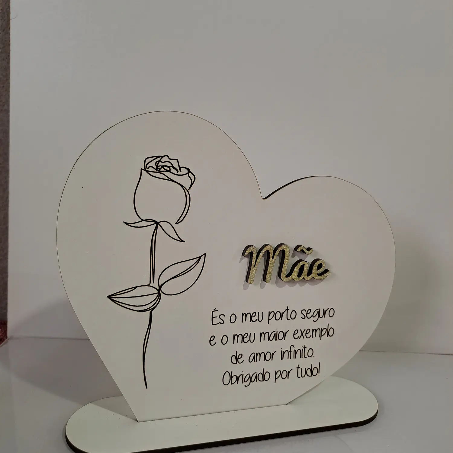 Coração Personalizado com Mensagem 2