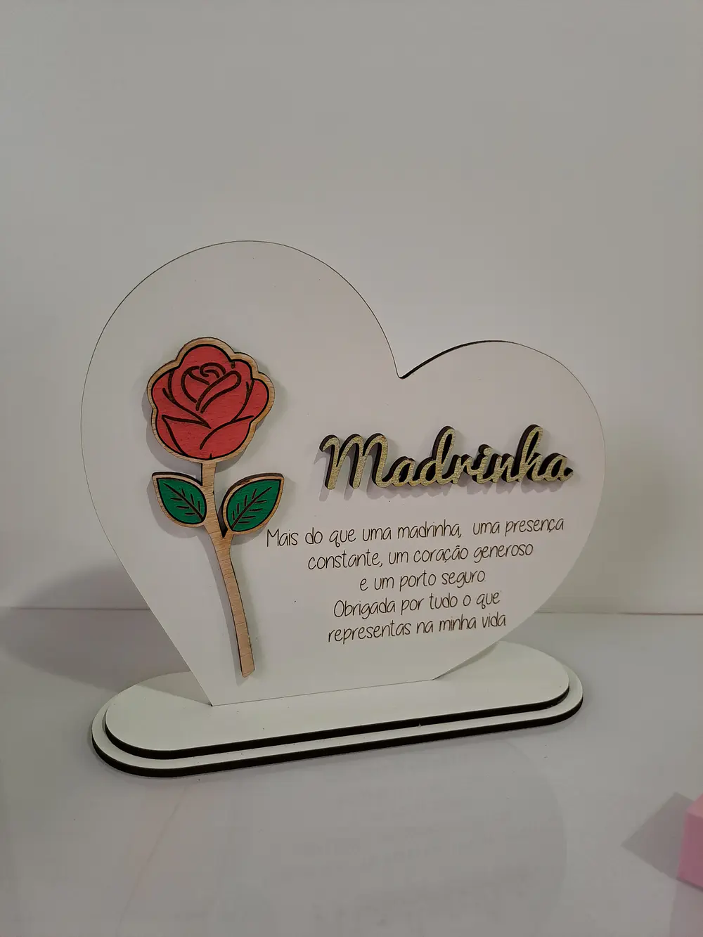 Coração Personalizado com Mensagem 1