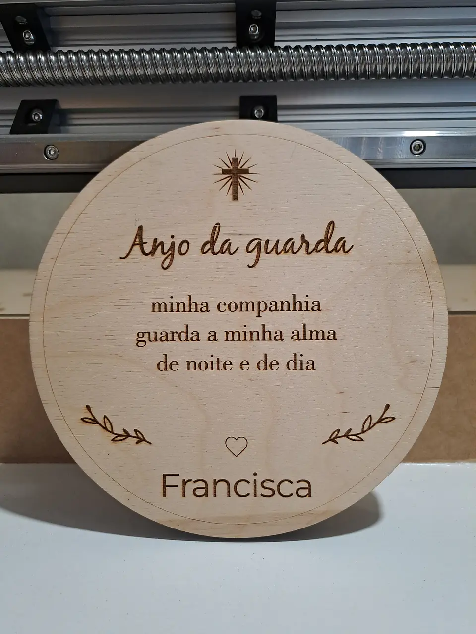 Placa Oração Anjo da Guarda 1