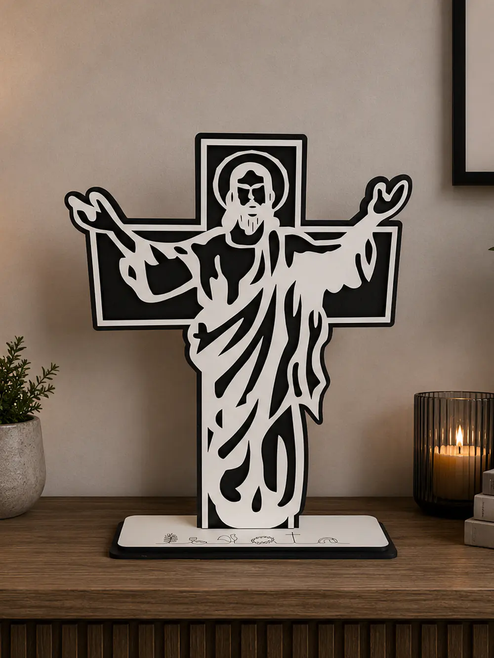 Cristo Ressuscitado em Madeira