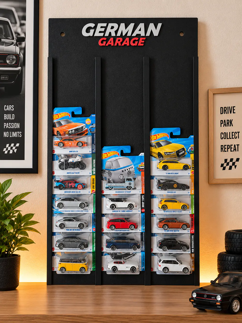 Expositor Vertical para Miniaturas Modelo Frame - German Garage