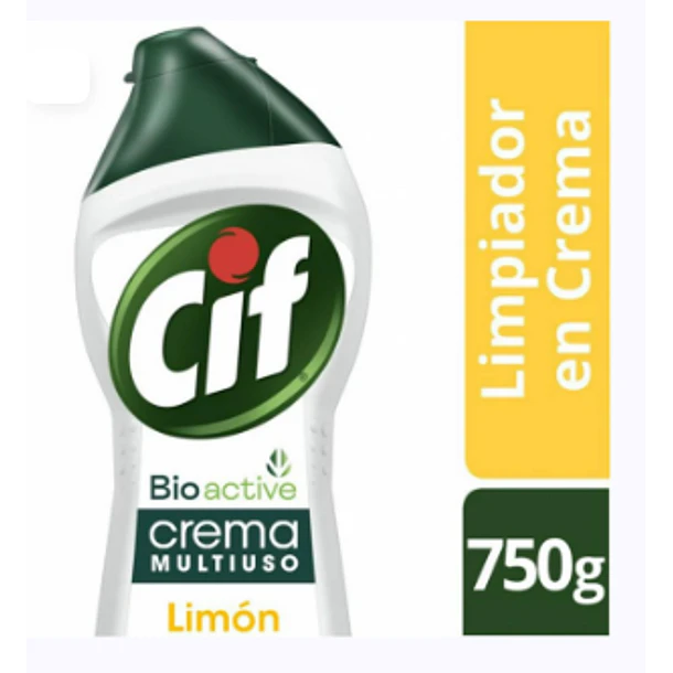 LIMPIADOR CIF EN CREMA 750ml LIMÓN