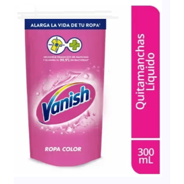 VANISH LÍQUIDO 300ML QUITAMANCHAS COLOR