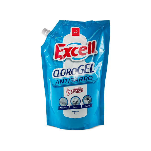 CLORO GEL EXCELL DOYPACK  1Lt VARIEDADES 3