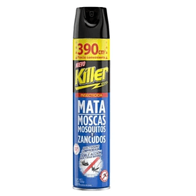 INSECTICIDA KILLER MATA MOSCAS Y MOSQUITOS 390cc