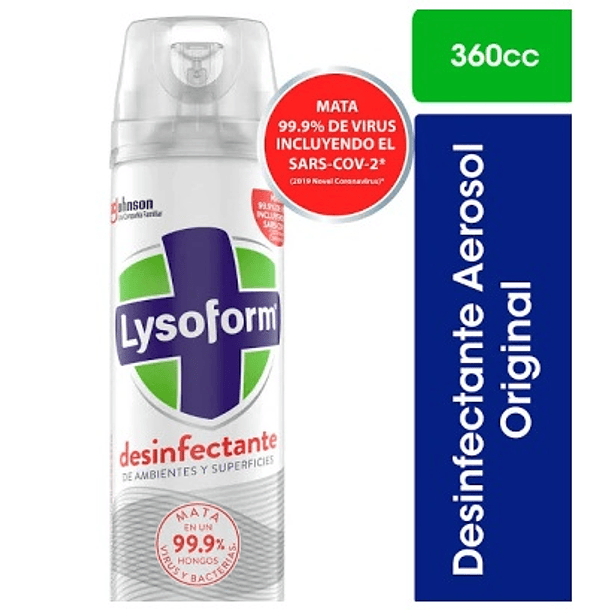 LYSOFORM DESINFECTANTE SPRAY 360cc 