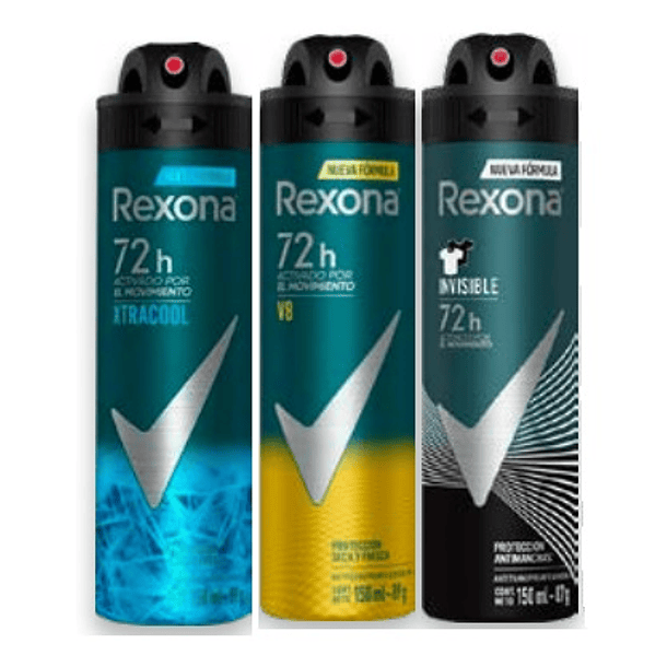 DEO. REXONA MEN SPRAY 150ml VARIEDAD 1