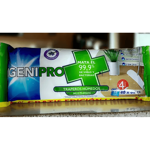 TRAPEROS HÚMEDOS IGENIPRO AROMA CLEAN 14UN