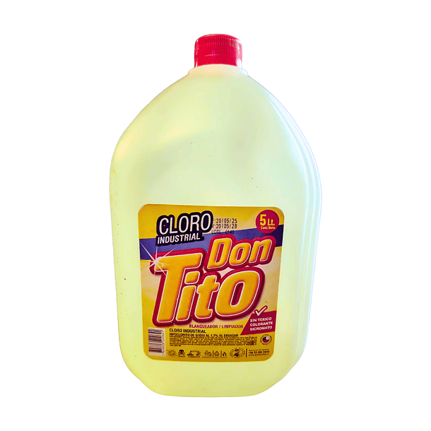 CLORO INDUSTRIAL DON TITO 5LTS