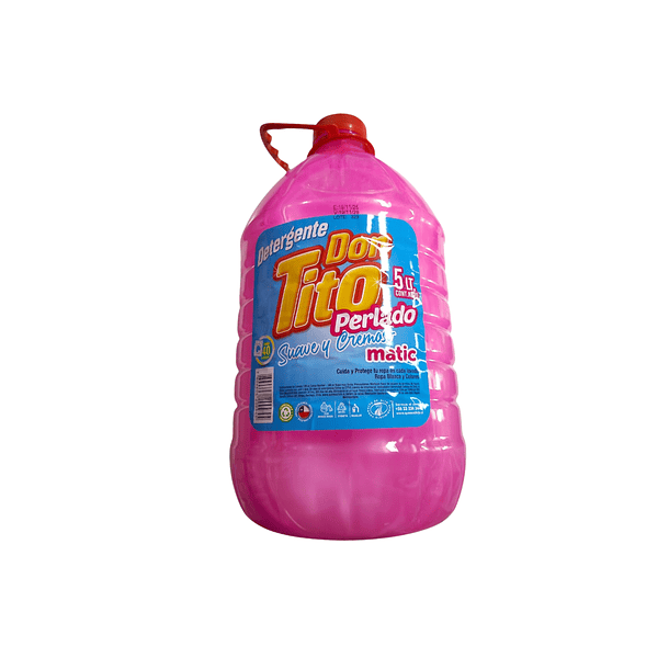 DETERGENTE LÍQUIDO PERLADO DON TITO 5LTS 2