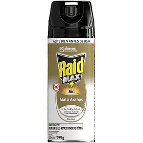 INSECTICIDA SPRAY RAID MAX MATA ARAÑAS 235cc