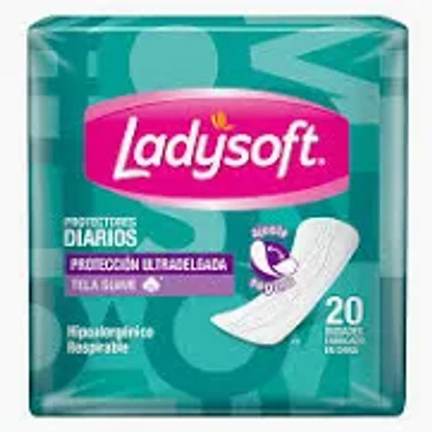 PROTECTORES DIARIOS LADYSOFT 20UN