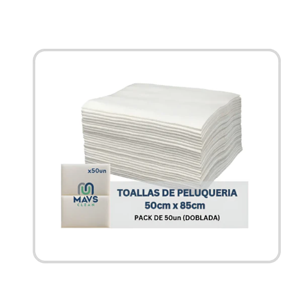 TOALLAS PELUQUERÍA  50cm x 85cm PACK DE 50un  1