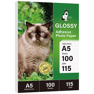 Adhesivo A5  115GR 100 hojas 