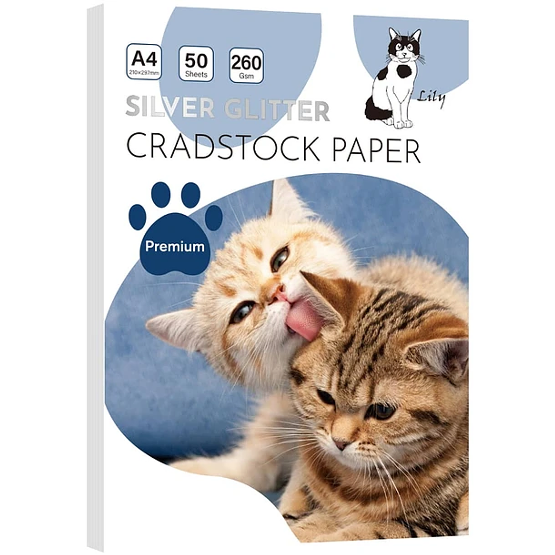 Cartulinas Glitter 260 gramos 50 hojas 1