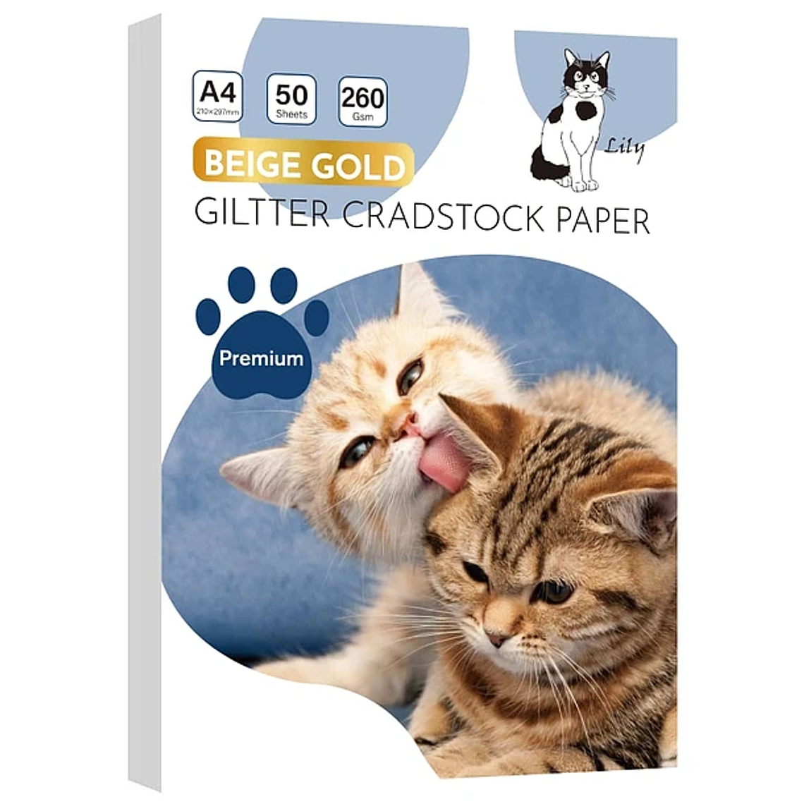 Cartulinas Glitter 260 gramos 50 hojas 3