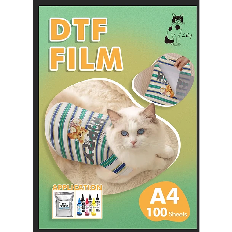 RESMA DTF FILM A4 100 HOJAS 1