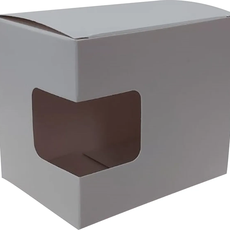 Caja de Cartón para Tazón 11 oz Sublimable con Ventana 2