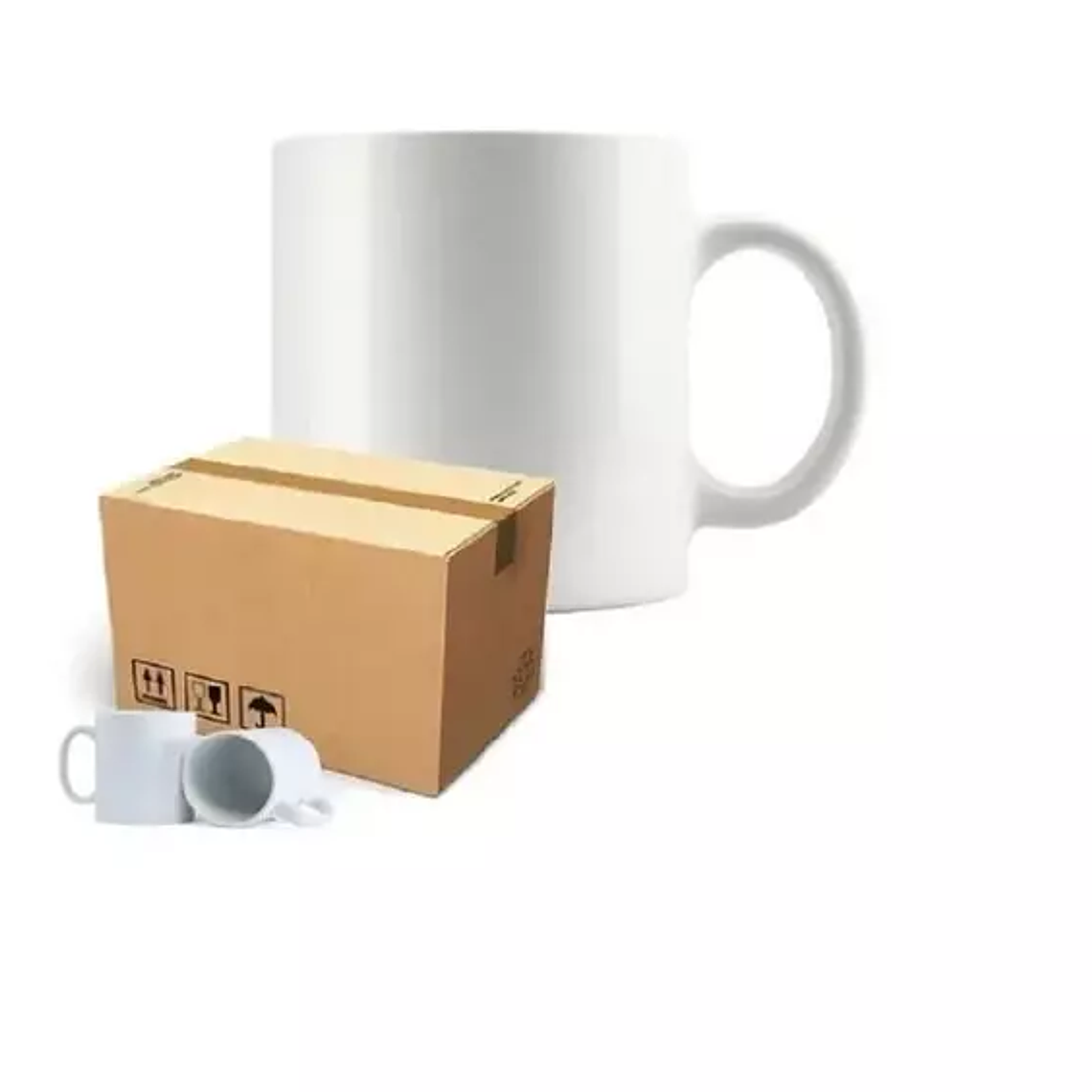 Caja de 36 tazones de 11oz para Sublimación marca LILY 1