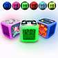 RELOJ DIGITAL CAMBIA COLOR CON 3 PLACAS  SUBLIMABLES - Miniatura 3